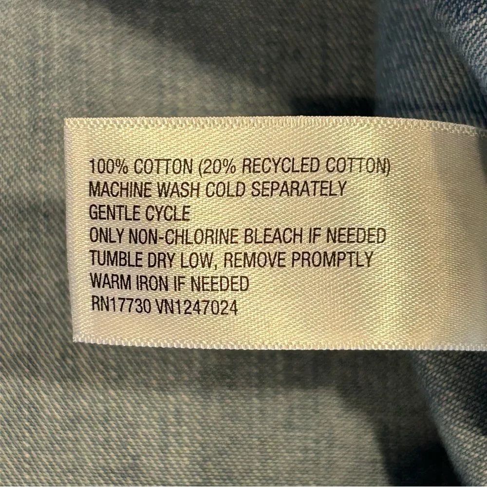 Universal Thread Jean Jacket Vest L - Picture 7 of 9